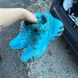 Adidas D.O.N. Issue #2 Crayola Signal Cyan